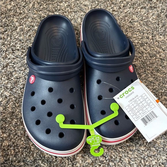 NWT Crocs Crocband Clog Navy Size 12 Men - Picture 5 of 5